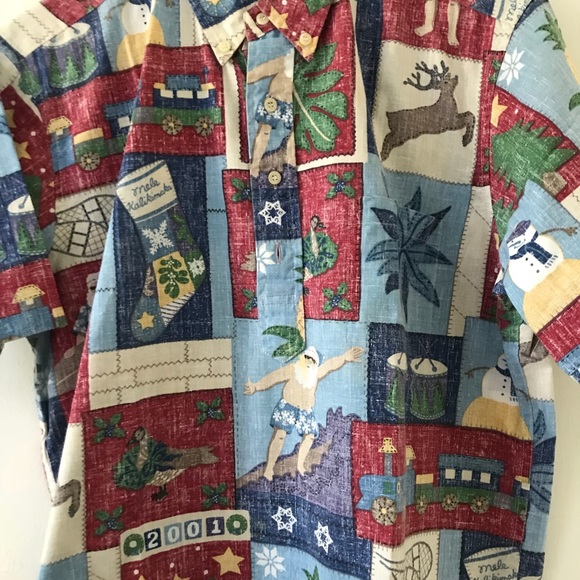 🎄$32 LIMITED EDITION 2001 - REYN SPOONER - SIZE M - Picture 5 of 7